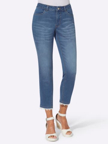 Sieh an! 7/8-Jeans in blue-bleached