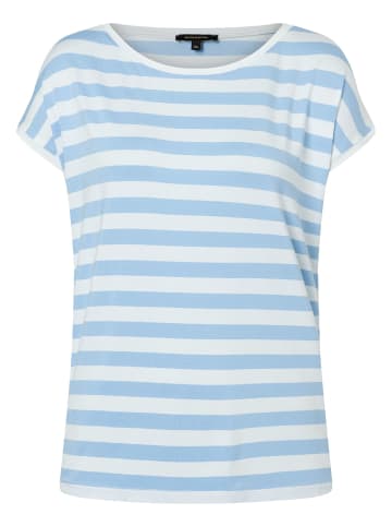 More & More Streifenshirt in fresh skyblue offwhite small yarnstripe jersey