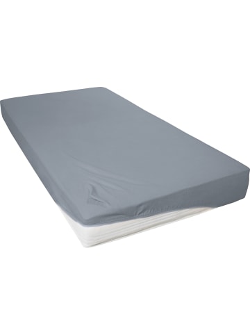 Primera Biber Spannbettlaken in anthrazit