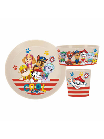 koziol 3er Set Kindergeschirrset Connect in Paw Patrol organic sand