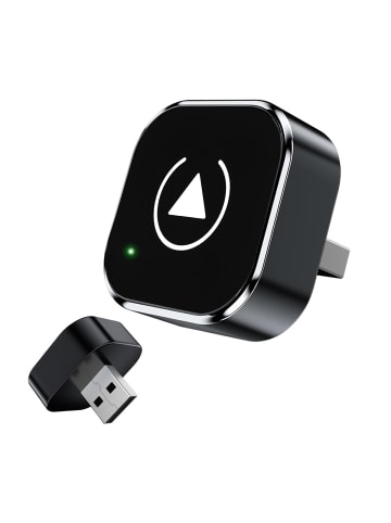 Platyne Kabelloser CarPlay- & Android-Auto-Adapter in Schwarz