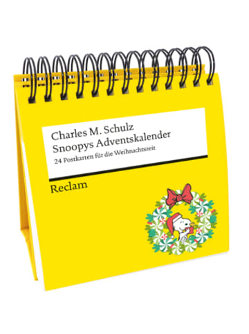 Reclam Verlag Kalender - Snoopys Adventskalender. 24 Postkarten für die Weihnachtszeit (