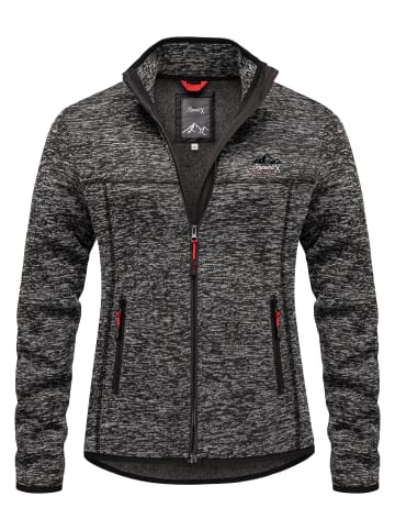 REPUBLIX Fleecejacke EBONY in Schwarz