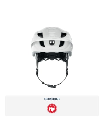ABUS Fahrradhelm CliffHanger in shiny white