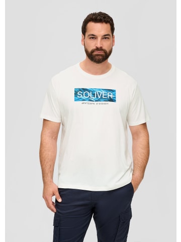 s.Oliver T-Shirt kurzarm in Weiß