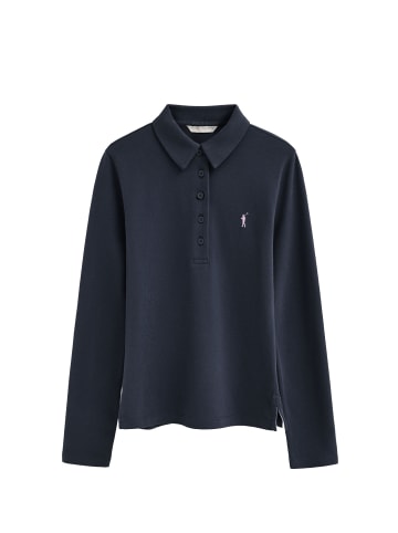 Polo Club Poloshirt WOMAN RIGBY GO PRAT POLO IO LONG SLEEVE SLIM FIT in Navy Blau