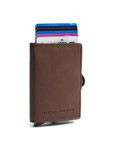 Taliah Geldbörse RFID Schutz Leder 10 cm dark taupe