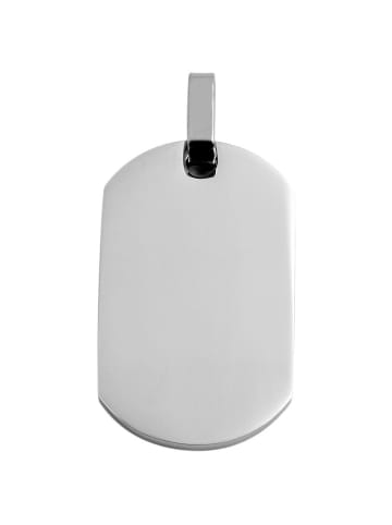 Adeliás Unisex Anhänger – Gravuranhänger aus Edelstahl in silber