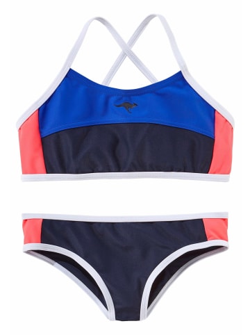 Kangaroos Bustier-Bikini in marine-hummer