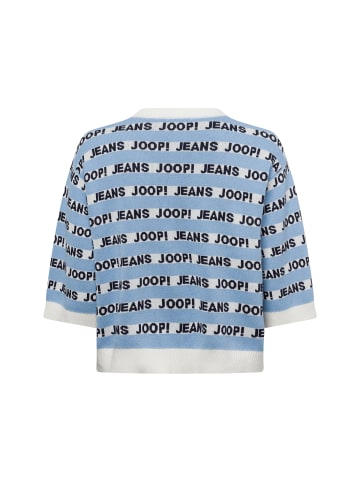 JOOP! Strickpullover Kolinda in hellblau weiß - 0001