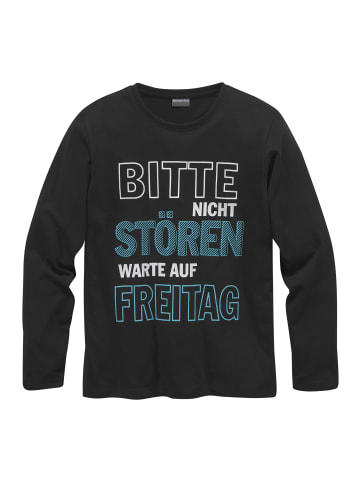 Kidsworld Langarmshirt in schwarz