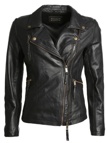 JCC Lederjacke 7080 in schwarz