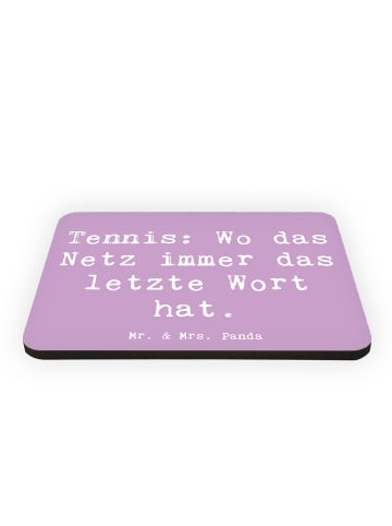 Mr. & Mrs. Panda magnet Spruch Tennis Netz mit Spruch in Lavendeltraum