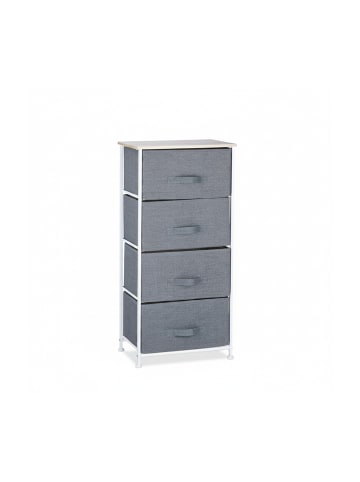 relaxdays Regalsystem in Grau - (B)45 x (H)95 x (T)30 cm