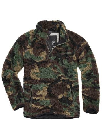 Brandit Jacke "Teddyfleece Troyer" in Camouflage