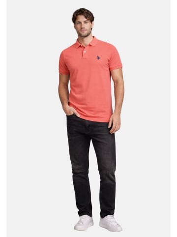 U.S. Polo Assn. U.S. POLO ASSN. Herren Poloshirt P029 in Coral