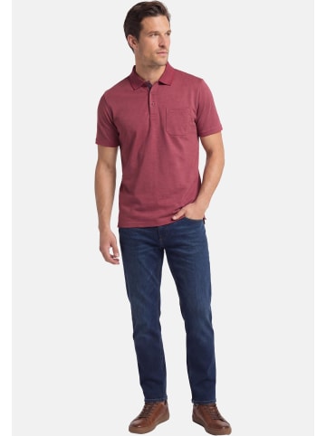 Redmond Poloshirt Basic in Dunkelrot