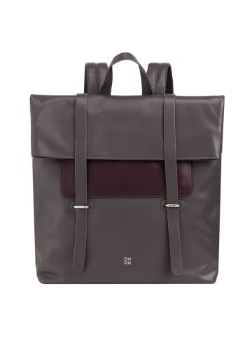 DuDu Rucksack Leder 36 cm in anthracite