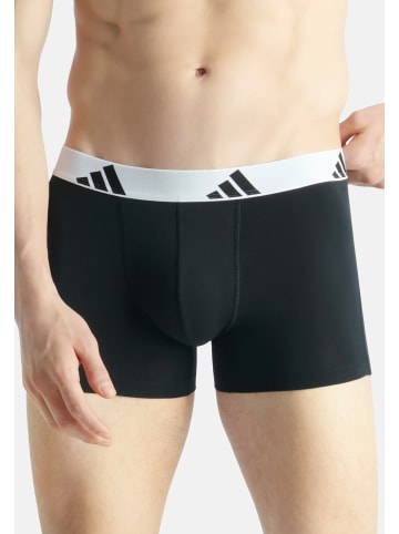 Adidas Sportswear Retro Short / Pant Active Flex Cotton in Weiß / schwarz / grau