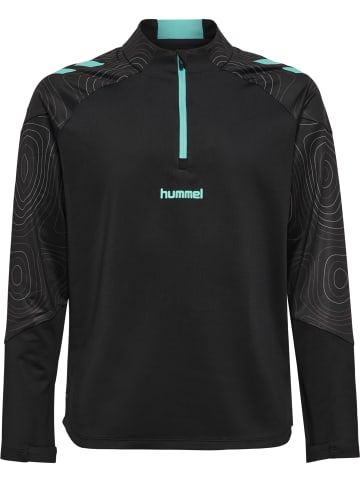 Hummel Halbreißverschluss Jacke Hmlblaze Kinder in BLACK/POOL BLUE