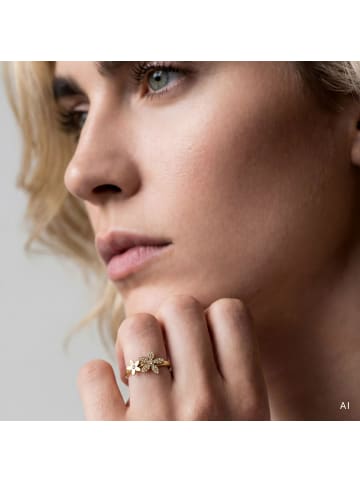 Tamaris Ring The new Glitter Flower in gold
