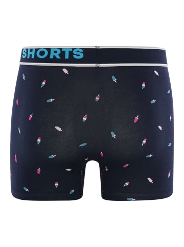 Happy Shorts Retroshorts Trunks in Blau
