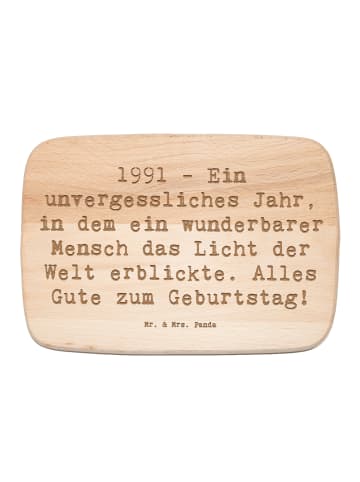 Mr. & Mrs. Panda Holzbrettchen Spruch 1991 Geburtstag mit Spruch in Transparent