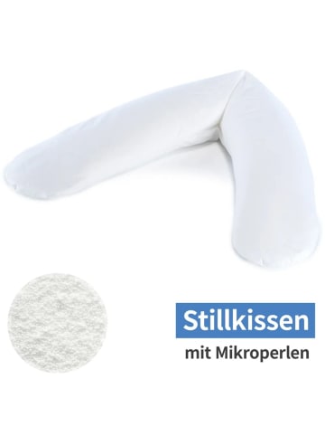 Theraline Stillkissen Das Original - Mikroperlen-Füllung 190 in weiss