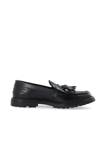Bianco Lederhalbschuhe in Black