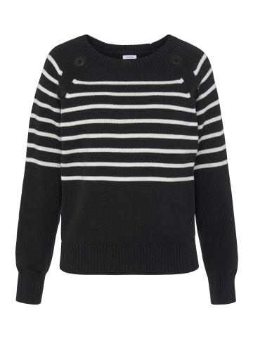 Vivance Streifenpullover in schwarz-weiß