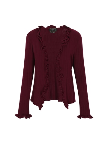 faina Women Cardigan in burgundy
