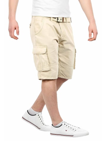 INDICODE Indicode InMonroe Herren Shorts Bermudas B699 in Beige