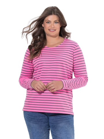 LAURASØN Langarmshirt in neon pink