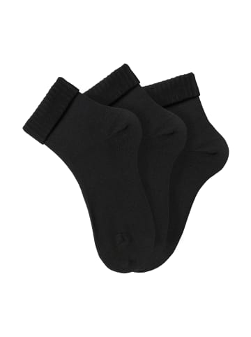 LAVANA basic Umschlagsocken in 3x schwarz