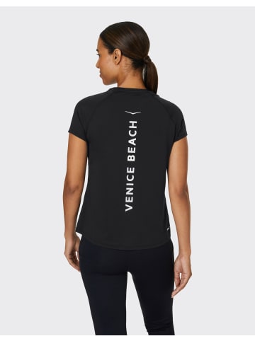 Venice Beach T-Shirt VB Oda in Schwarz