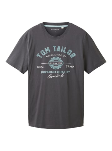 Tom Tailor T-Shirt 1er Pack in Grau