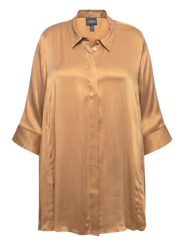 Ulla Popken Hemdbluse in caramel