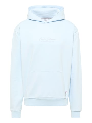 Carlo Colucci Hoodie ohne Reißverschluss Frigo in Hellblau