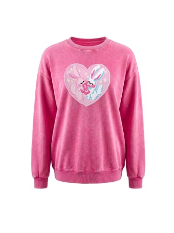 myMo Women Sweatshirt in Fuchsia
