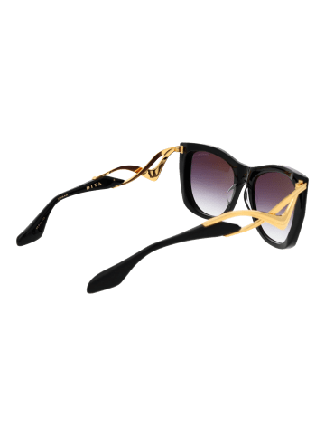 Dita Frauen Sonnenbrille Katzenauge Schwarz