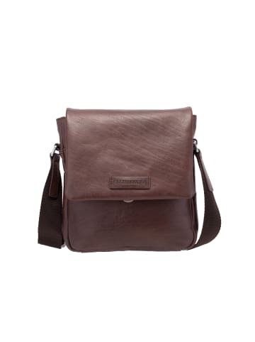 Strellson Schultertasche 'Hatton Cross Jeremy in Dunkelbraun 20,00 x 23,00 x 3,00 cm'