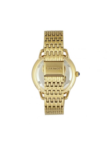 Bertha Abby Schweizer Armbanduhr in Gold/Red