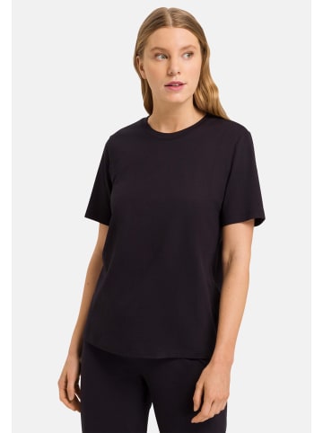 Hanro Schlafanzug Oberteil Natural Shirt in Schwarz