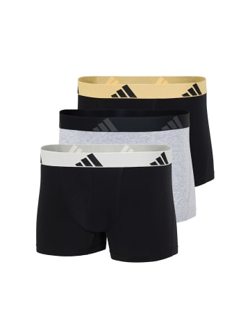 adidas Trunk Active Flex Cotton in schwarz, hellgrau