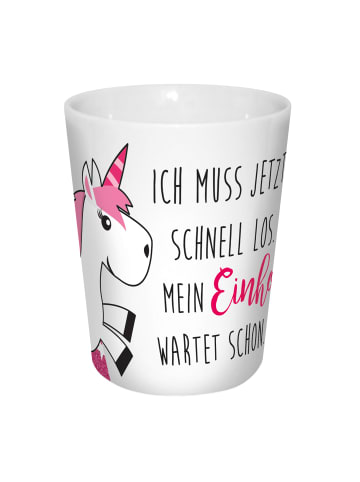 Geda Labels Kaffeebecher Einhorn Wartet schon in Pink - 300 ml