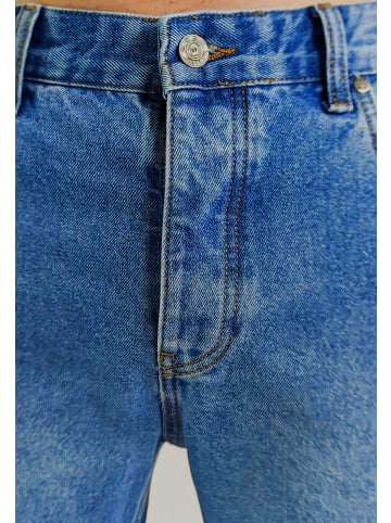DADA Loose Jeans mit Logodruck Minimal Baggy Pants in Blau-2