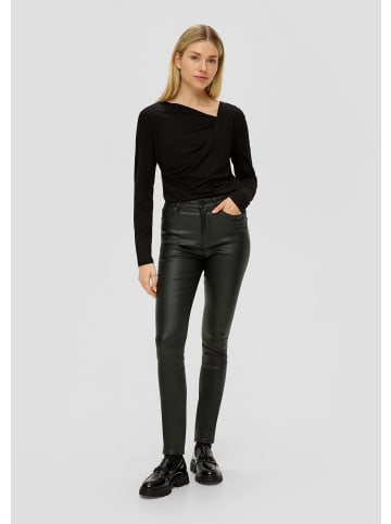 s.Oliver Jeans-Hose lang in Schwarz