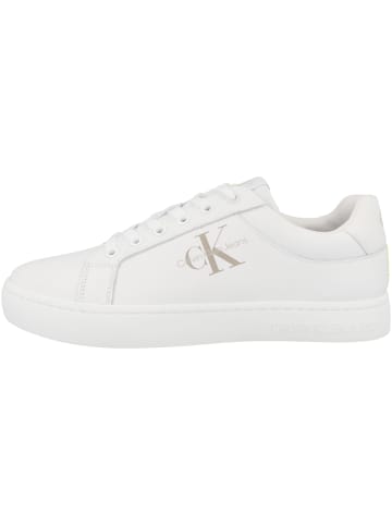 Calvin Klein Sneaker low Jeans Classic Cupsole Fluo Contrast in weiss