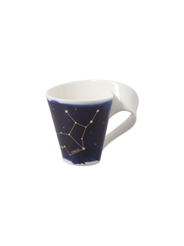 Villeroy & Boch Tasse Jungfrau NewWave Stars 300 ml weiß-blau in weiß-blau
