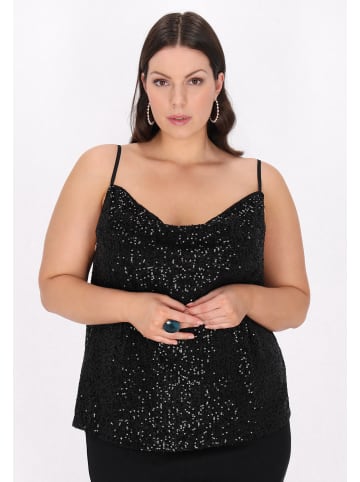 faina Plus Size Top in Black